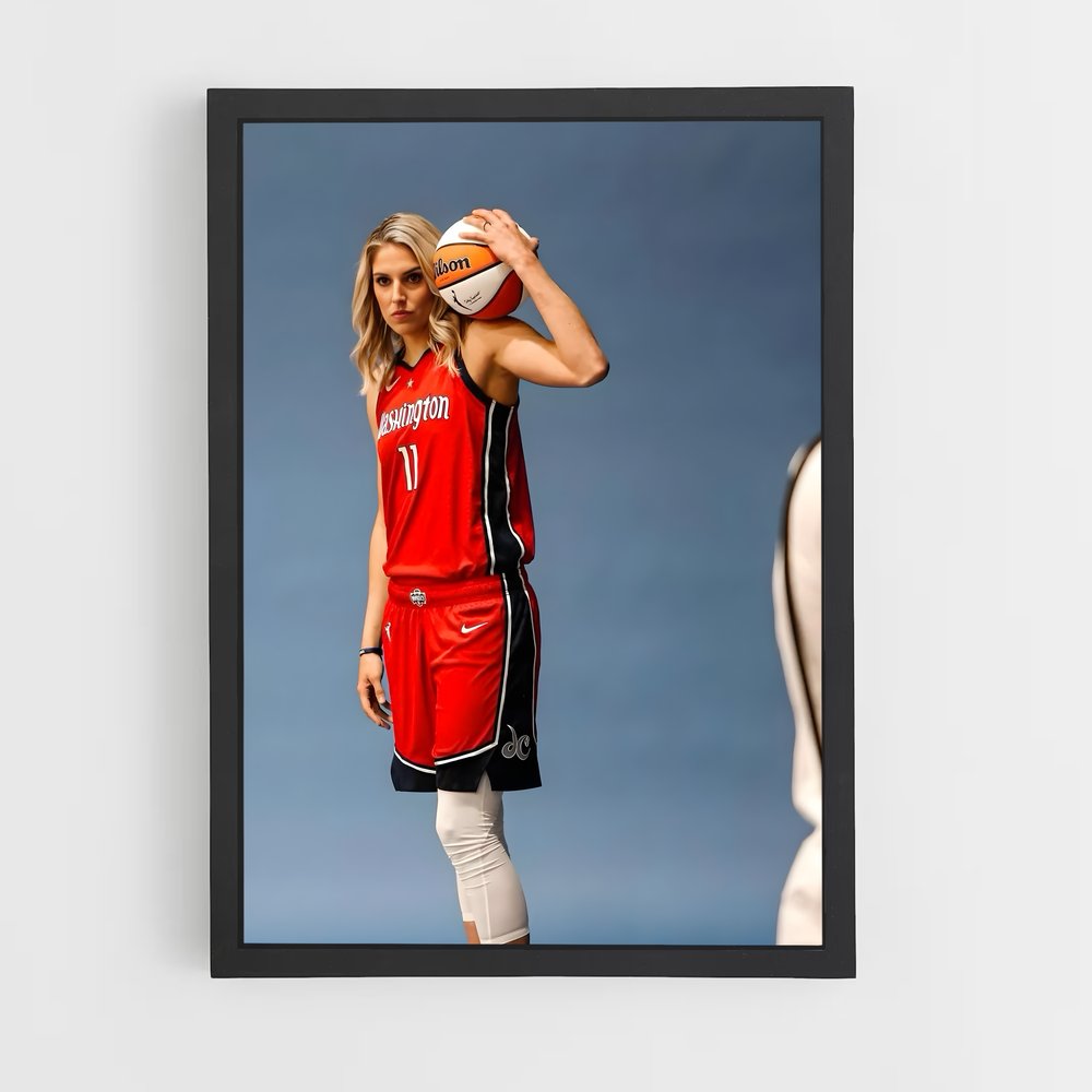 Poster Elena de delle – affiche Basketball (vue 2)